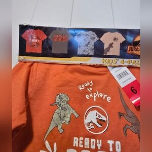Jurassic World Kids' Orange T-Shirt